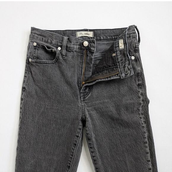 Madewell Perfect Vintage Jean 27T Tall High Rise Taper Gray Lunar Wash Mom Denim - Picture 5 of 12
